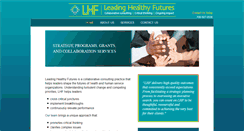Desktop Screenshot of leadinghealthyfutures.com